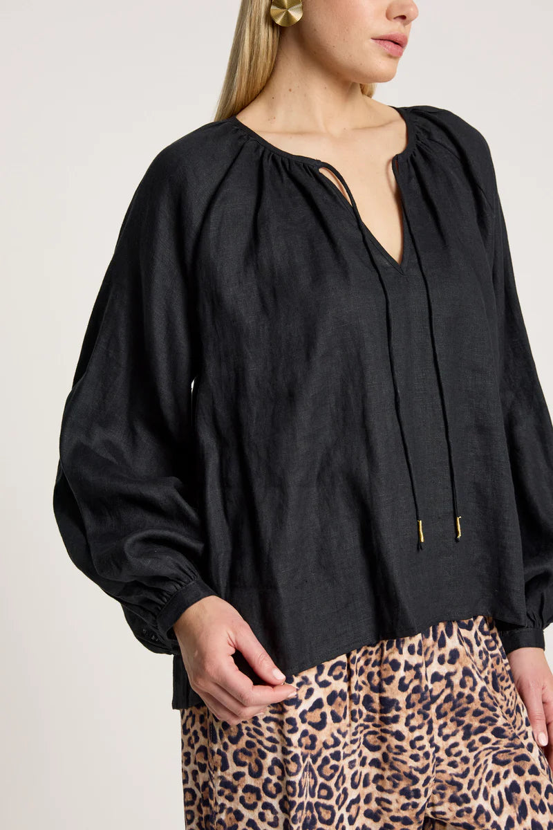 Eb & Ive Bajau Blouse Black