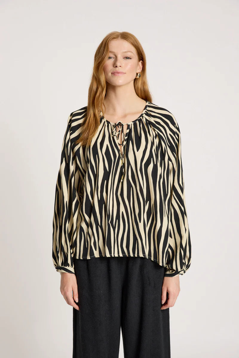 Eb & Ive Bajau Blouse Savanna
