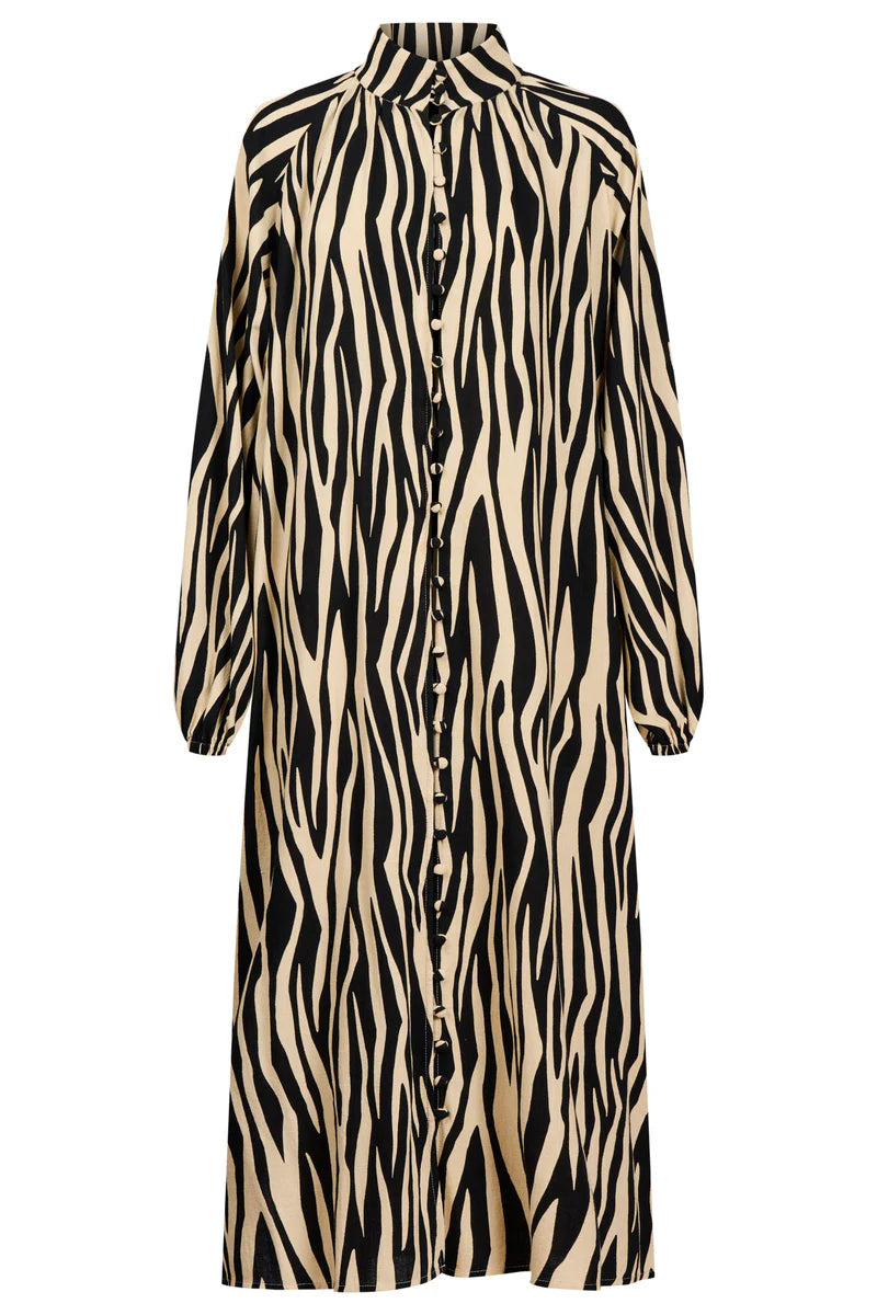 Eb & Ive Bajau Button Dress Savanna