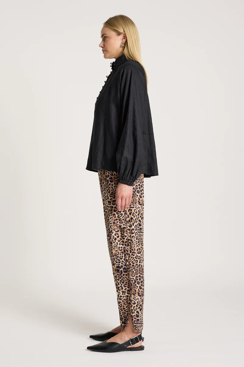 Eb & Ive Bajau Button Shirt Black
