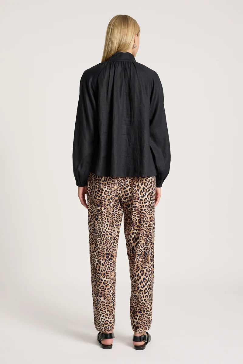 Eb & Ive Bajau Button Shirt Black