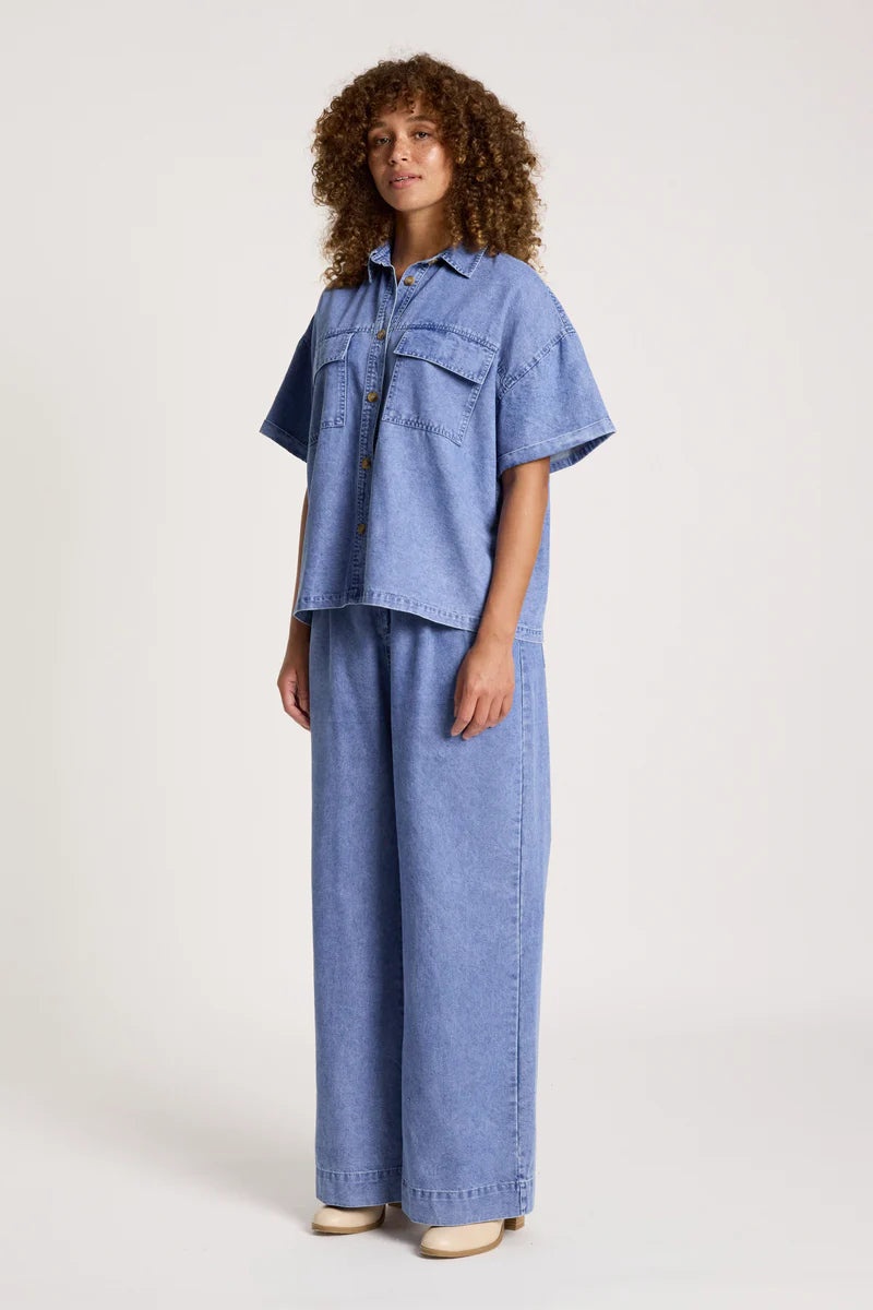 Eb & Ive Bodhi Denim Shirt Denim