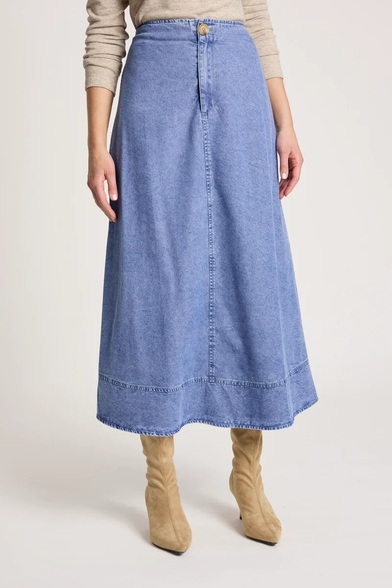 Eb & Ive Bodhi Denim Skirt Denim