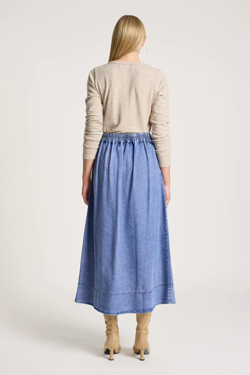 Eb & Ive Bodhi Denim Skirt Denim