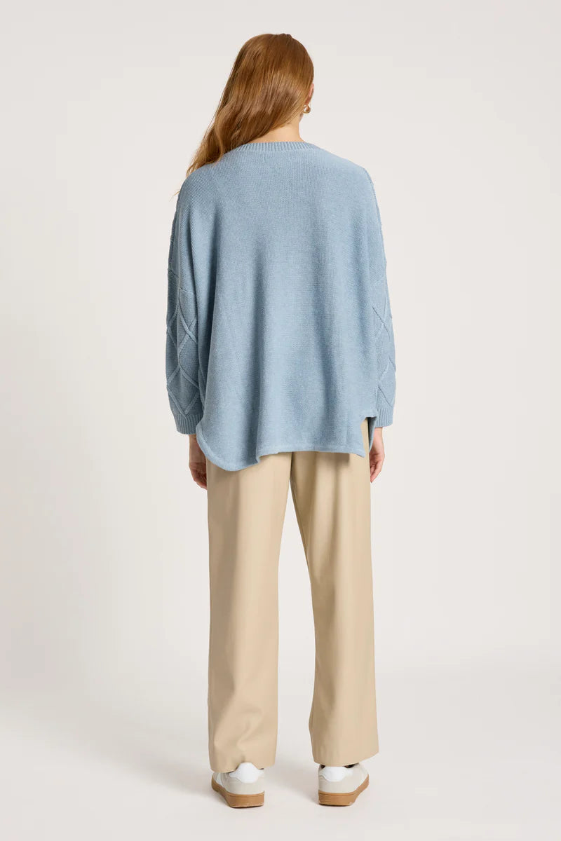 Eb & Ive Liora Relaxed Jumper One Size Lake