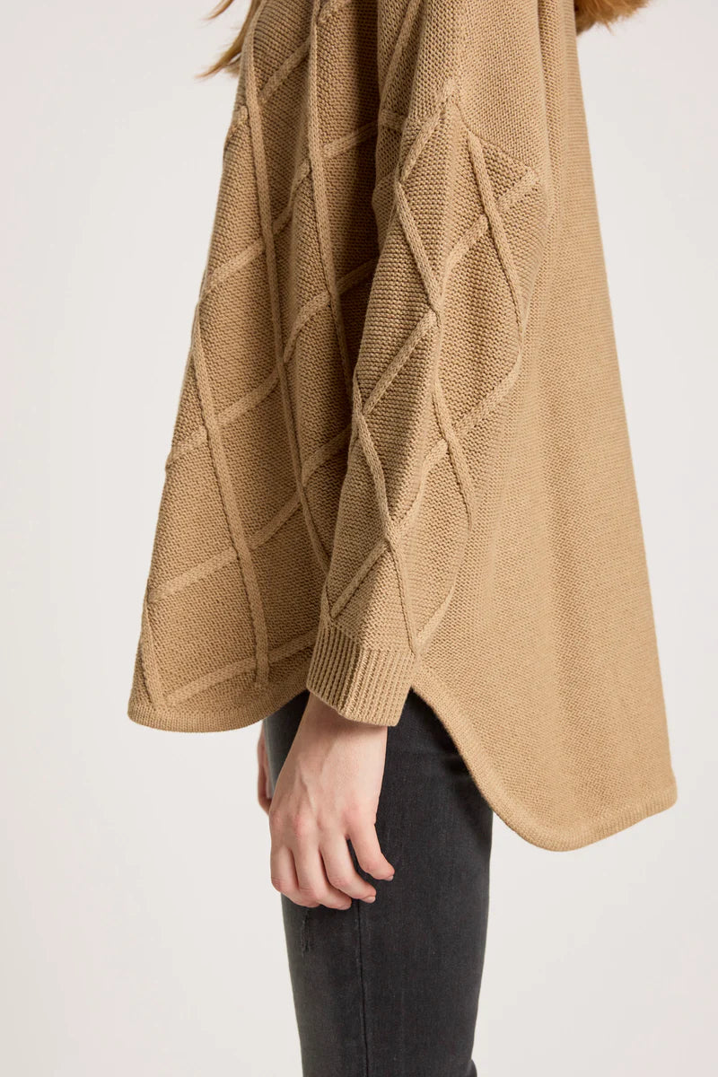 Eb & Ive Liora Relaxed Jumper One Size Mocha