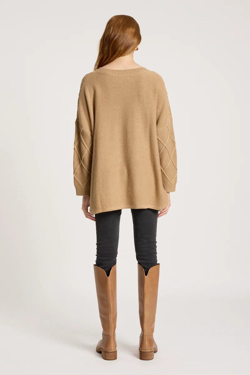 Eb & Ive Liora Relaxed Jumper One Size Mocha