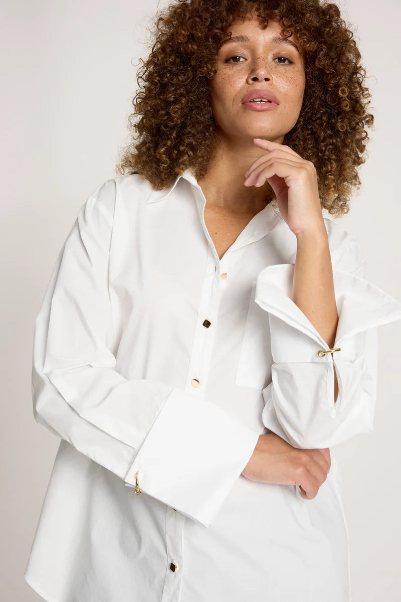 Eb & Ive Lozen Shirt White