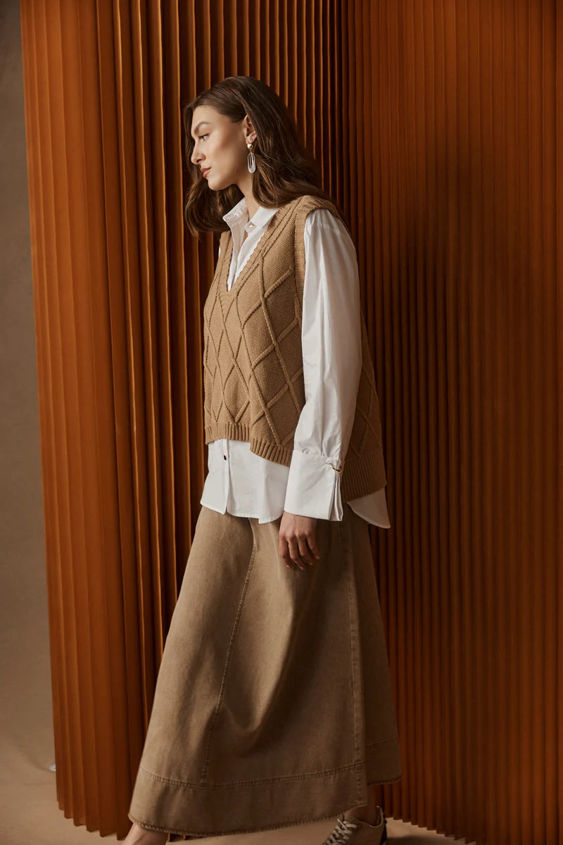 Eb & Ive Lozen Shirt White