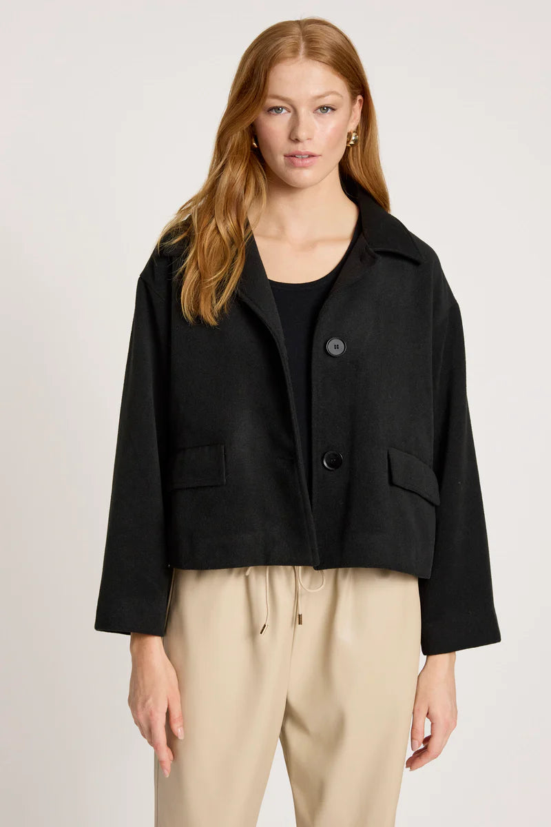Eb & Ive Wanderer Crop Jacket Black