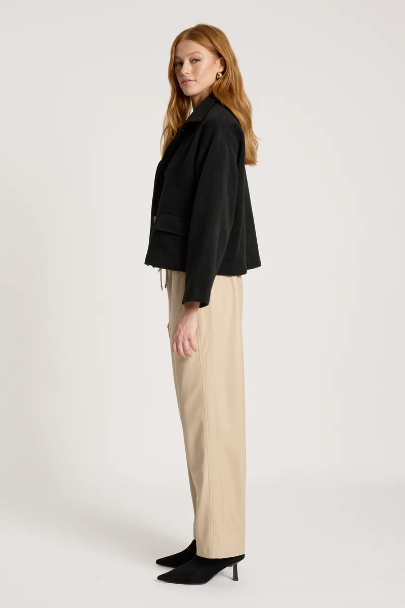 Eb & Ive Wanderer Crop Jacket Black