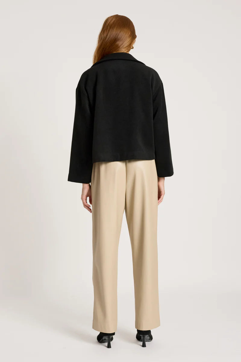 Eb & Ive Wanderer Crop Jacket Black