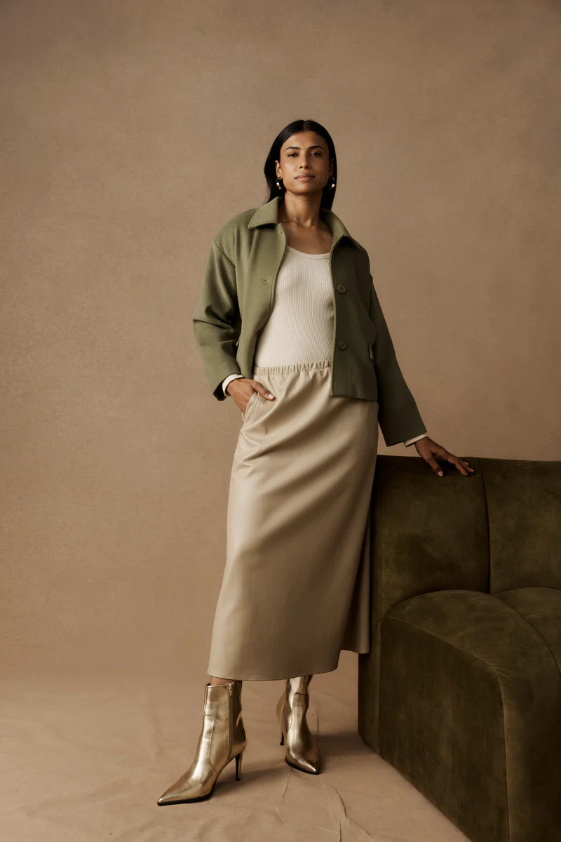 Eb & Ive Wanderer Crop Jacket Pampas