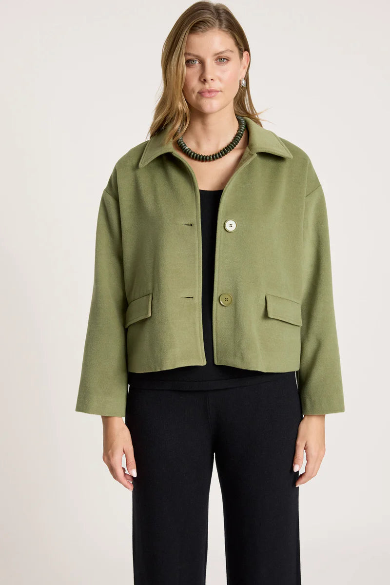 Eb & Ive Wanderer Crop Jacket Pampas