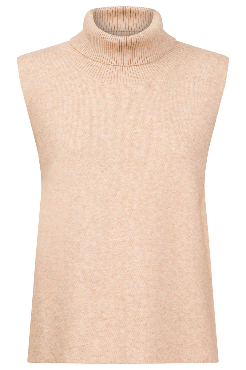 Eb & Ive Zala Knit Vest Bisque