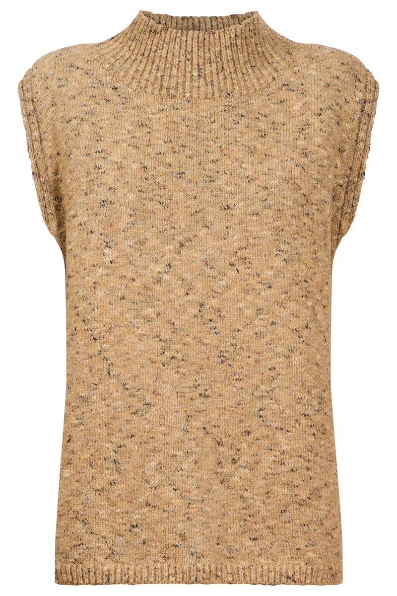 Eb & Ive Zarda Knit Vest Mocha