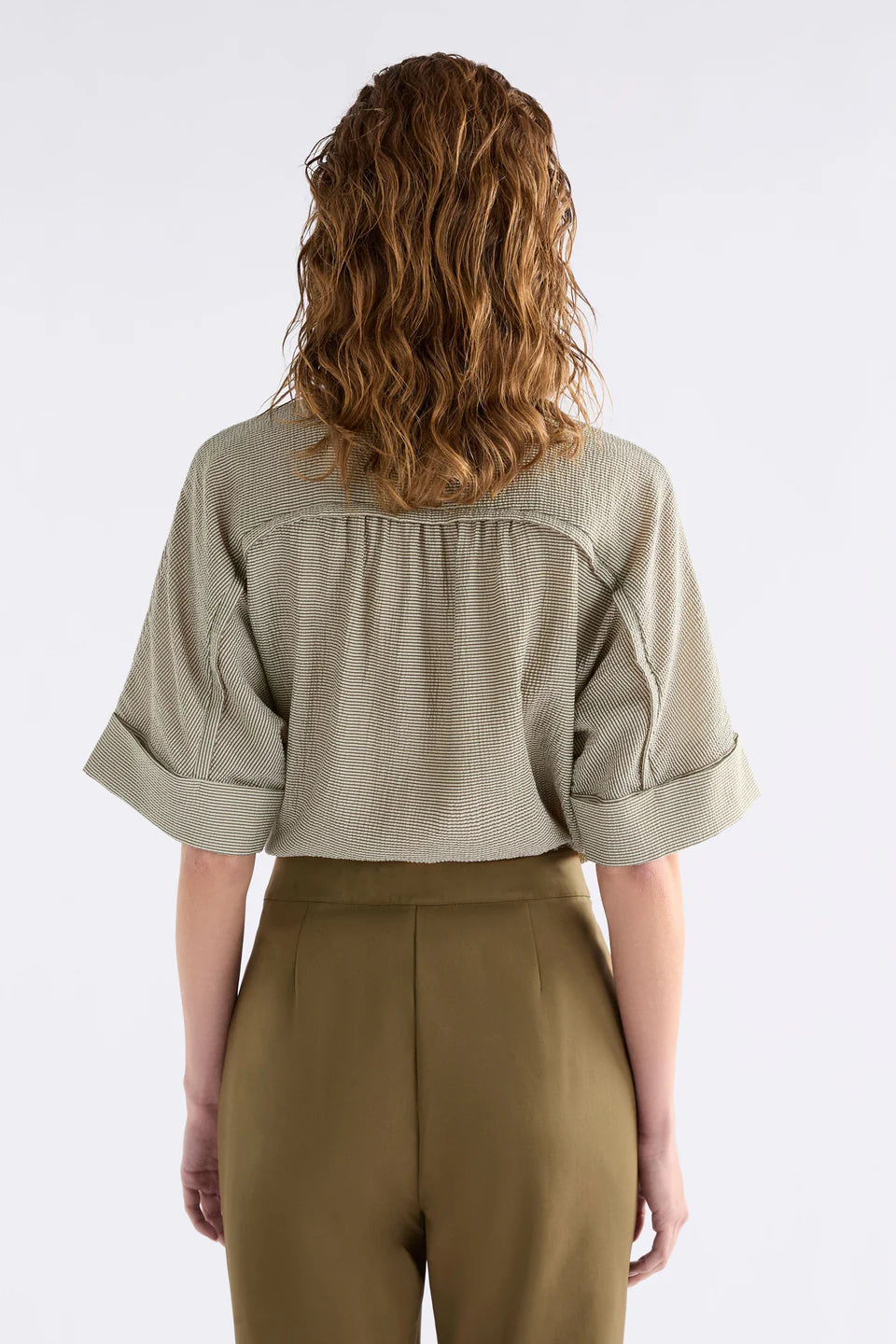 Elk Noemi Porta Shirt Olive Stripe