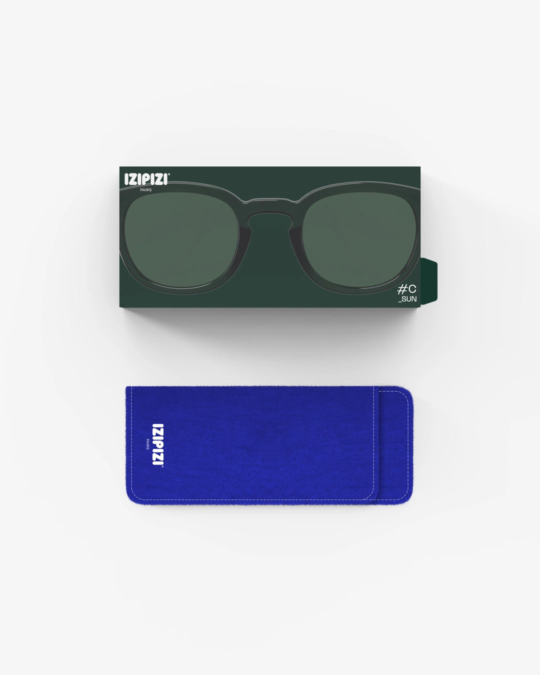 Izipizi #C Sunglasses Bakelite Green Office Playground