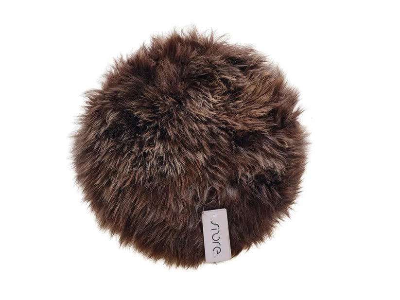 Fibre by Auskin Sheepskin Longwool Chair Pad Natural Brown
