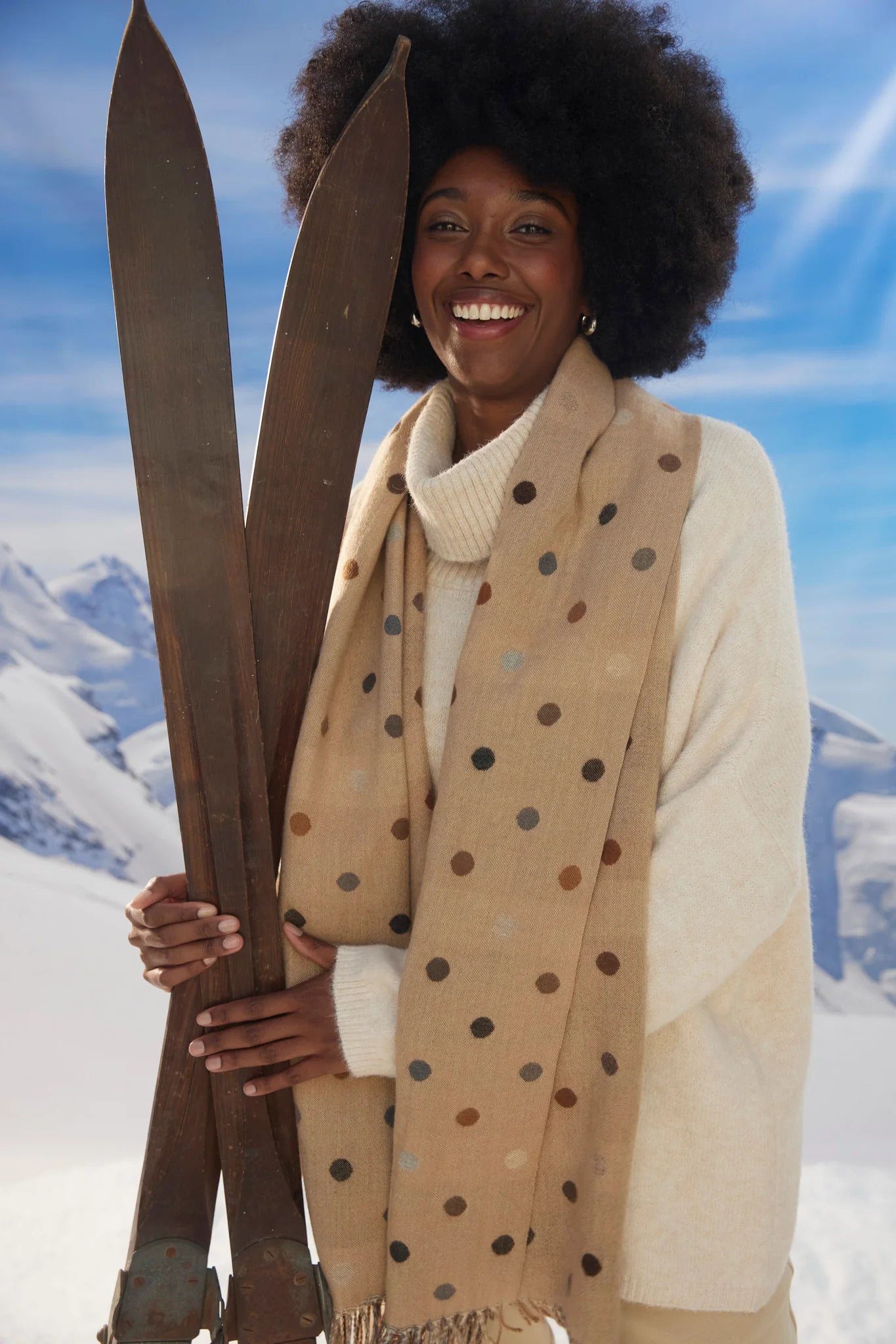 Haven Columbus Scarf Latte