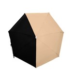 Anatole Bicolour Micro-Umbrella Beige Black ALICE