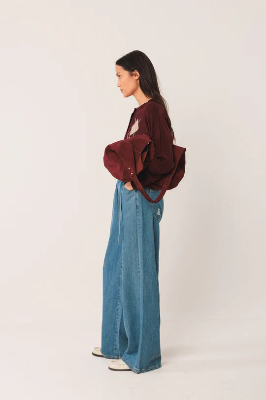 Indi & Cold Suede Bag Granate RH730