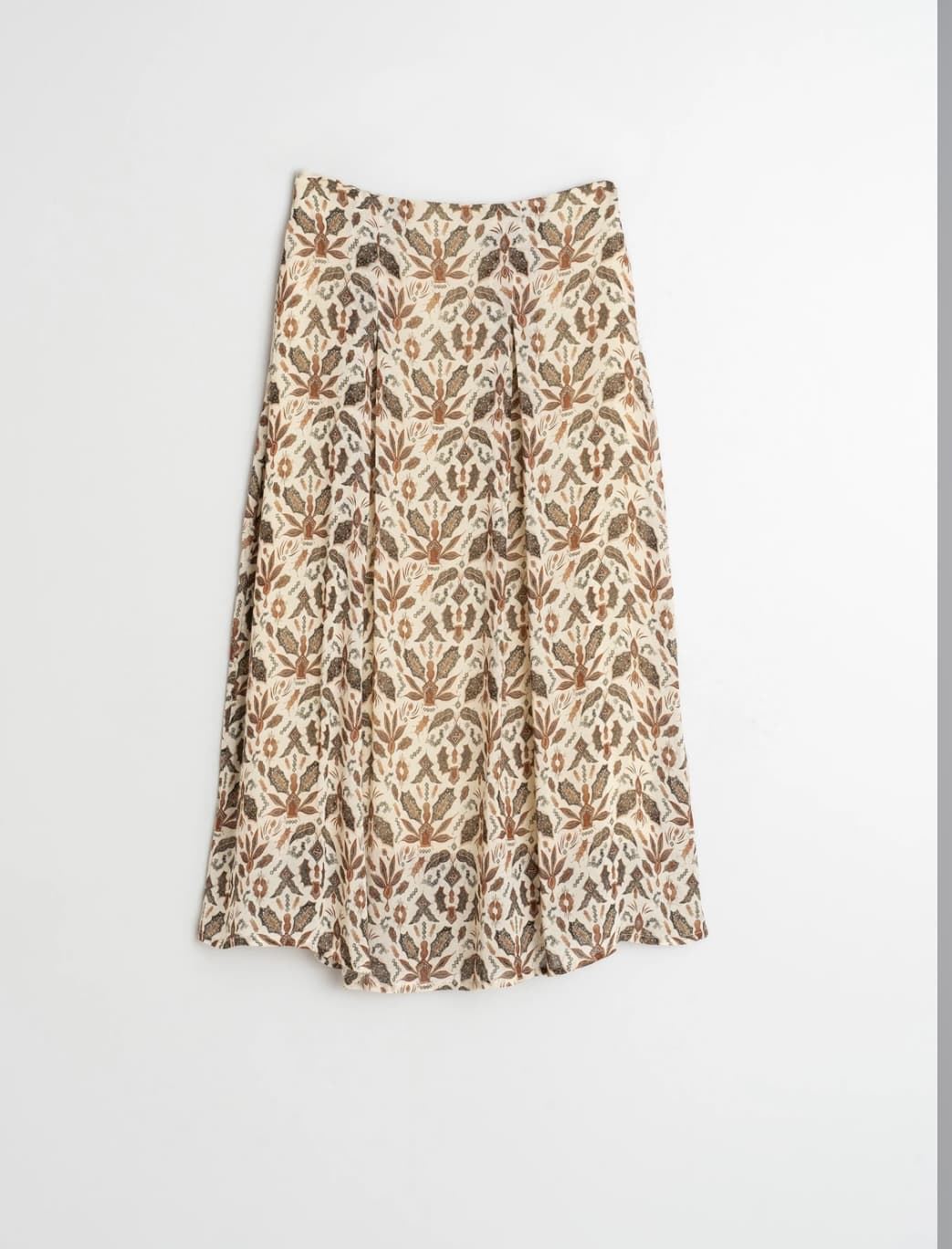 Indi & Cold Vicose Floral Skirt Lino KI196