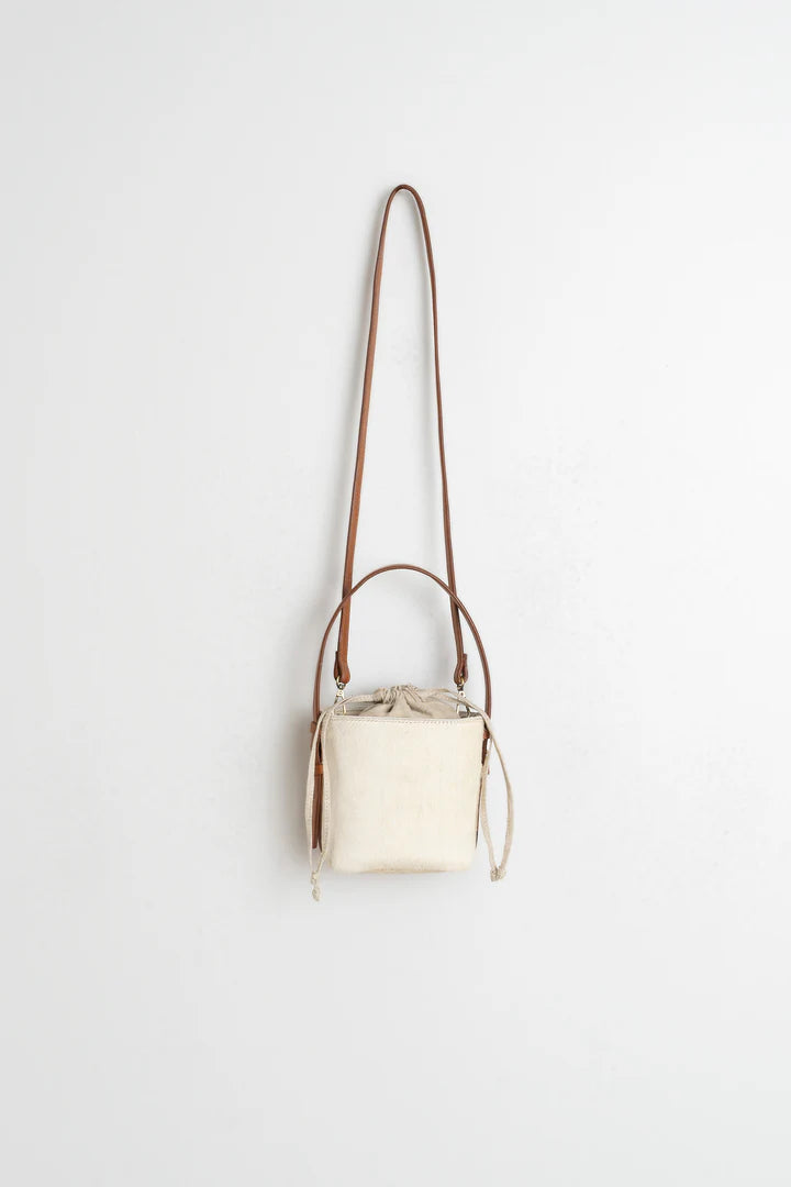 Indi & Cold Cowhide Leather Handbag Stone RH738