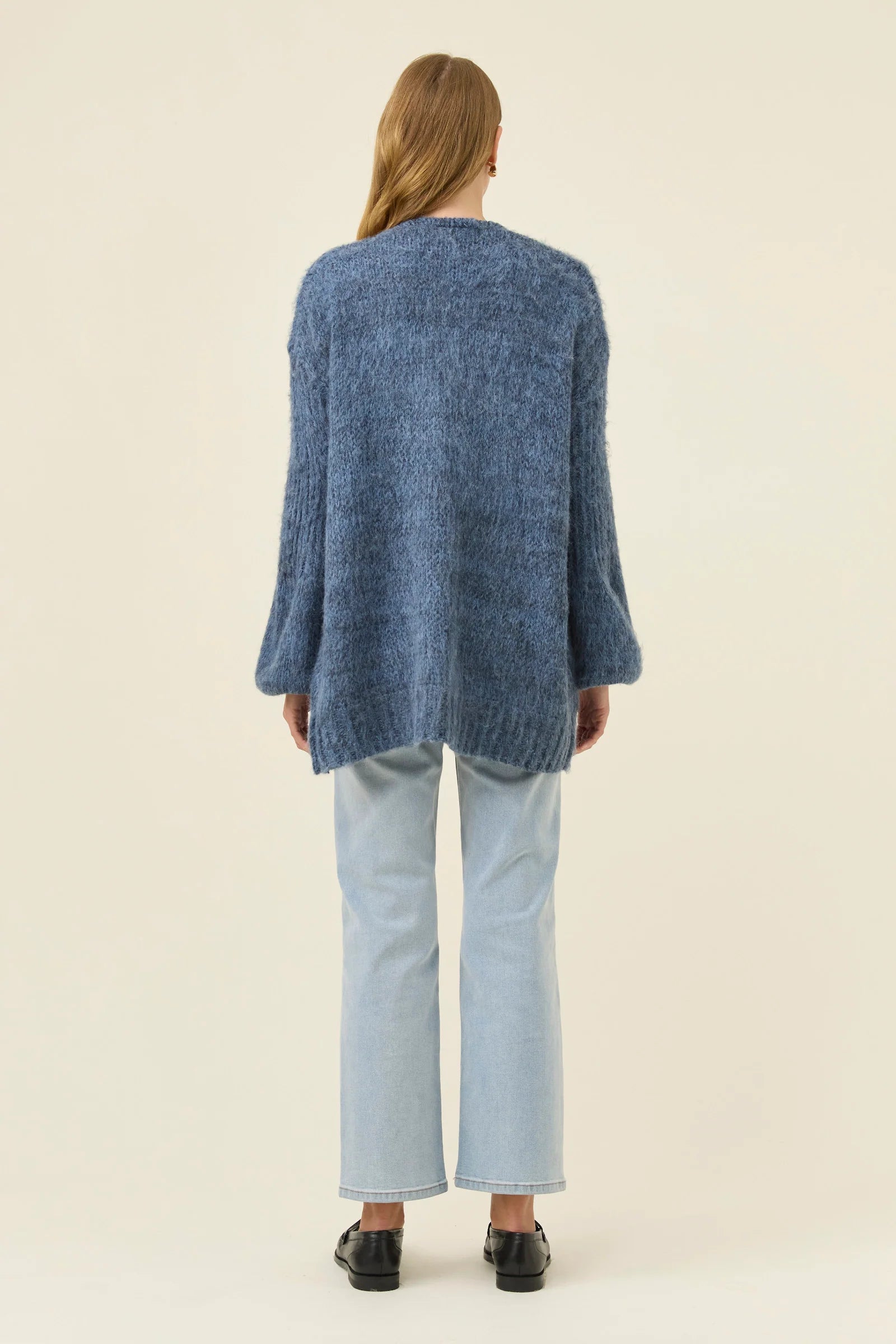 Isle of Mine Pallas Relaxed Cardigan ONE SIZE Navy