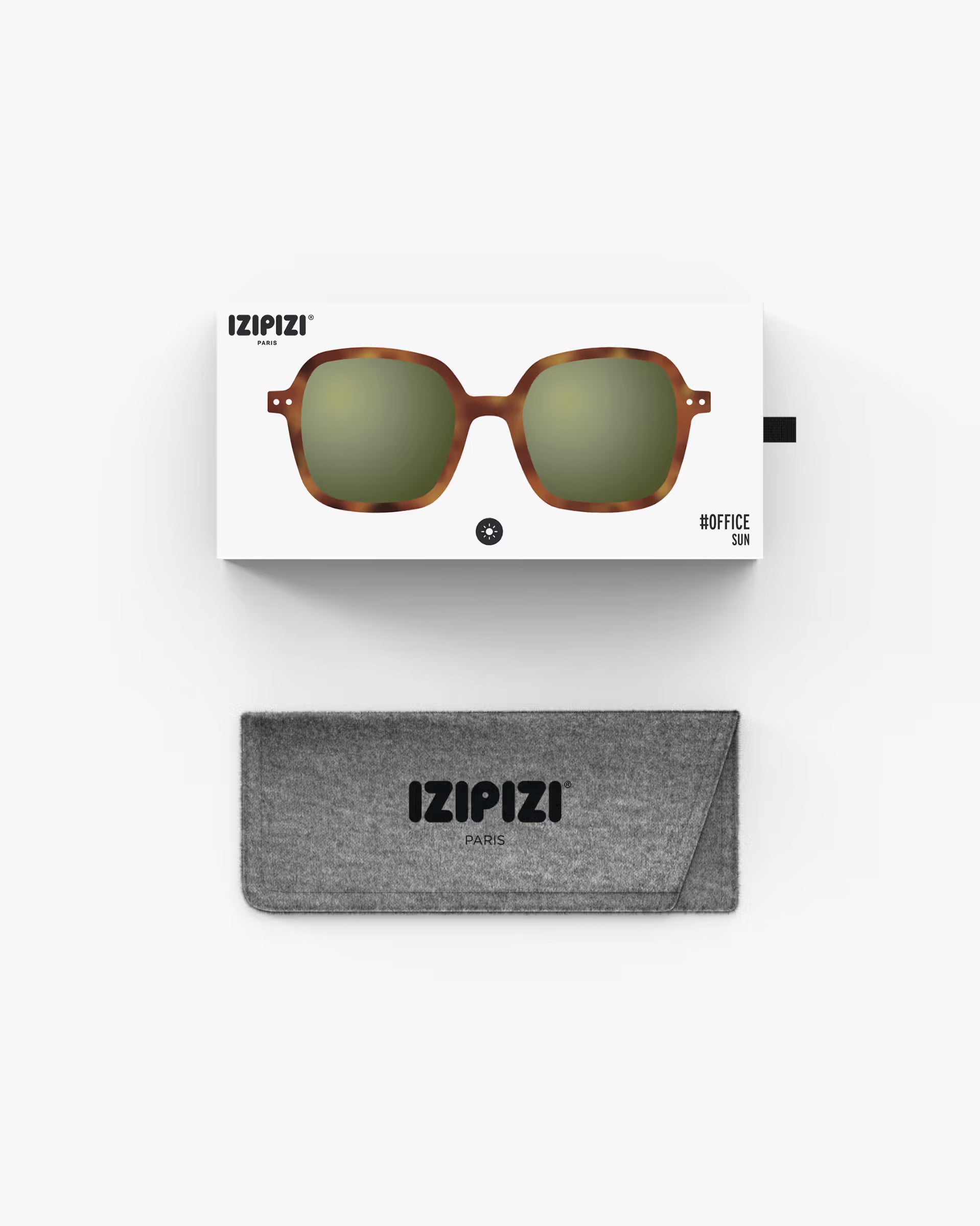 Izipizi #O OFFICE Sun Collection Sunglasses Havane