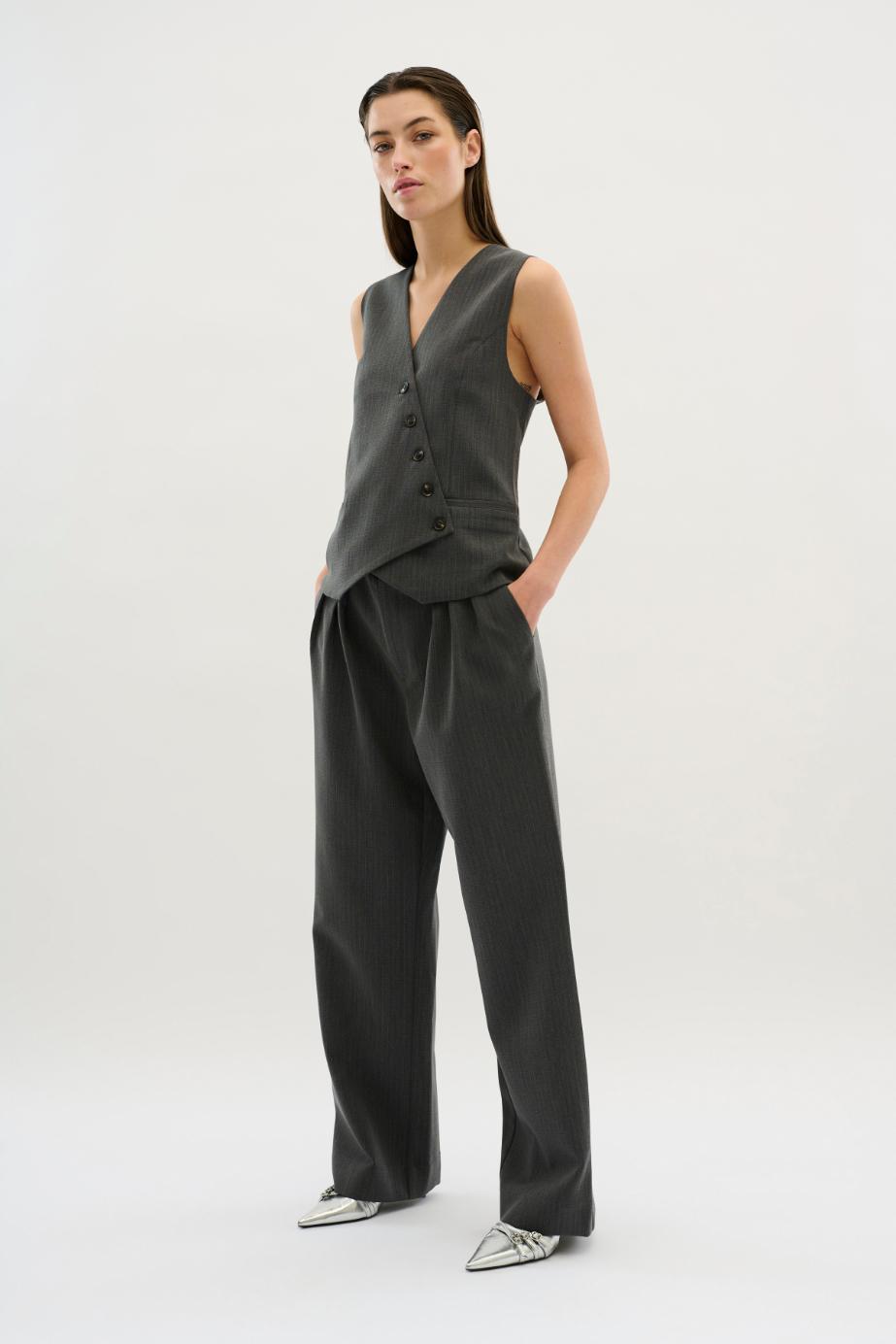 Karen by Simonsen Ro Pants Grey Melange