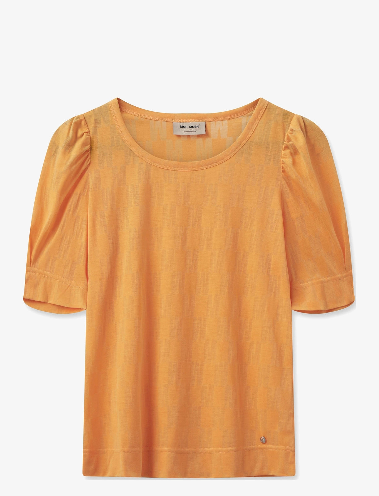 Mos Mosh MM Chrissie Burn-Out Tee Blazing Orange