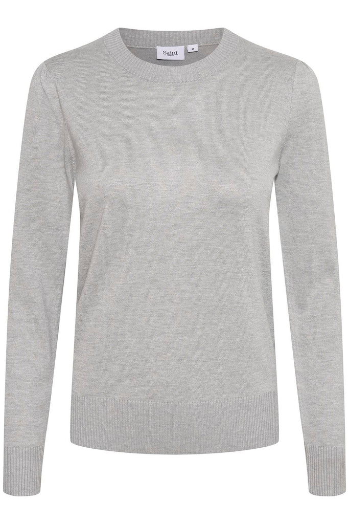 Saint Tropez Mila Pullover Knit Grey