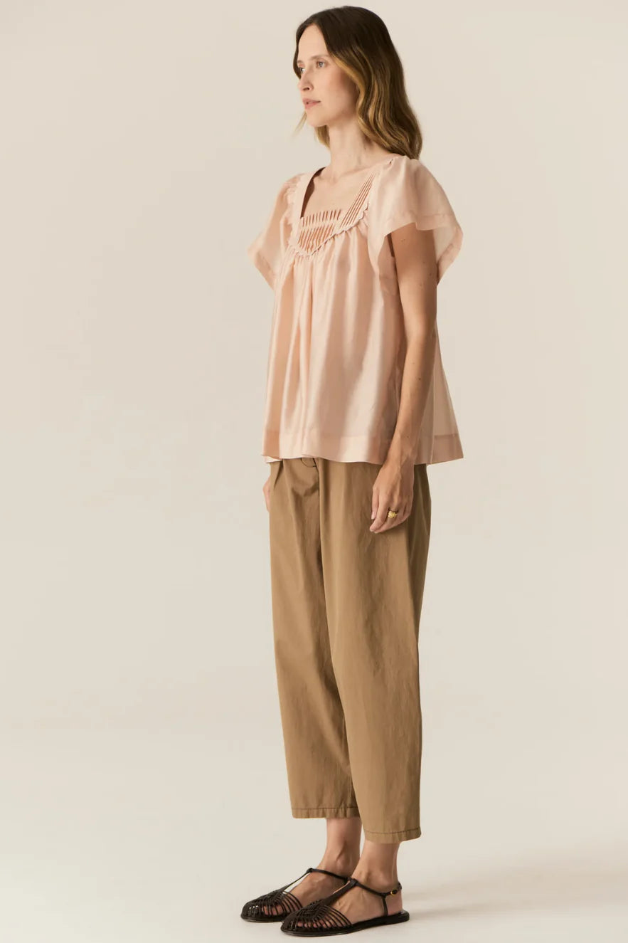 Pol Avrid Barrel Pant Pebble
