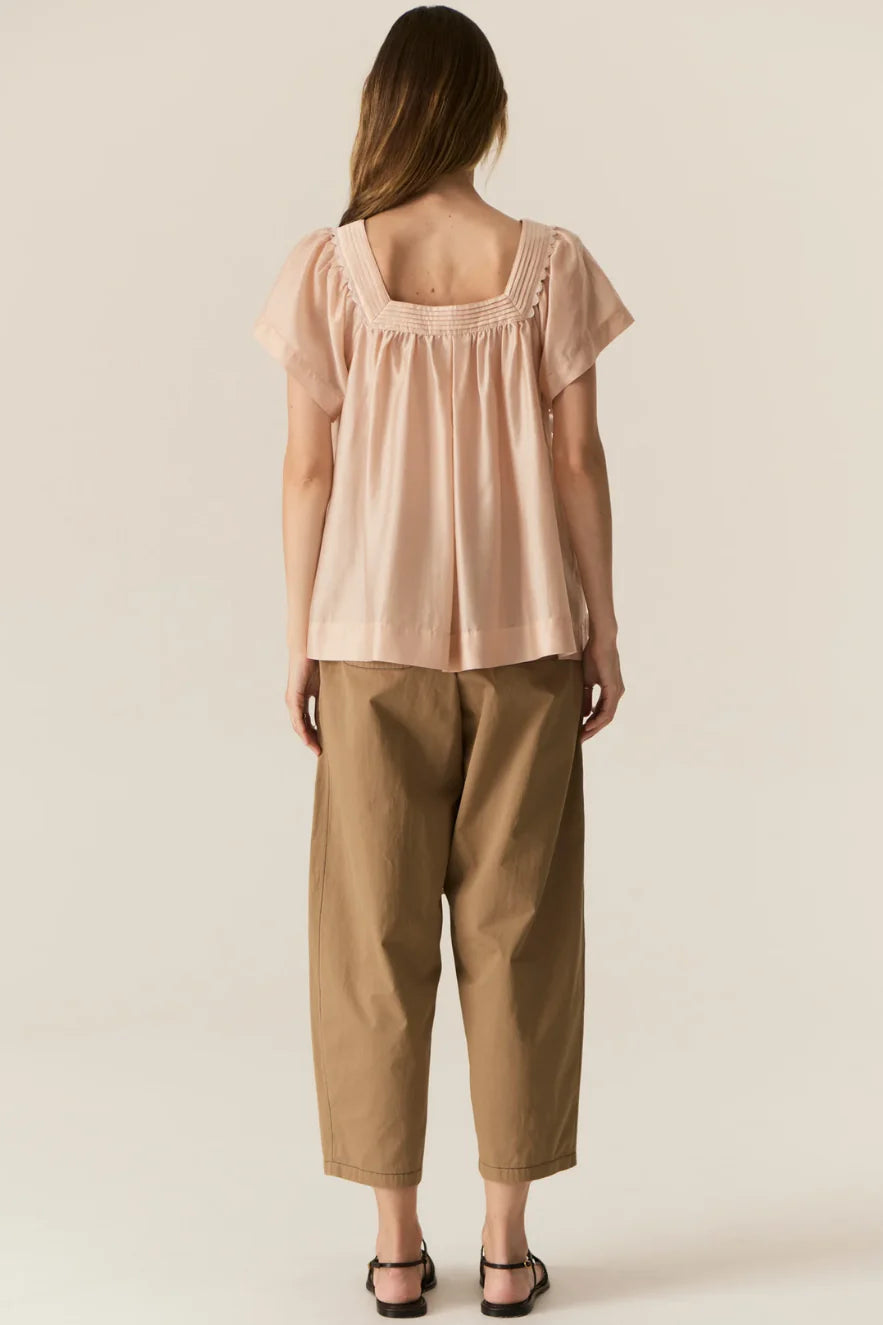 Pol Avrid Barrel Pant Pebble