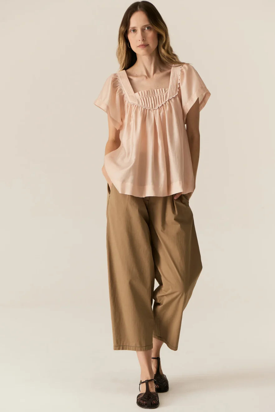 Pol Avrid Barrel Pant Pebble