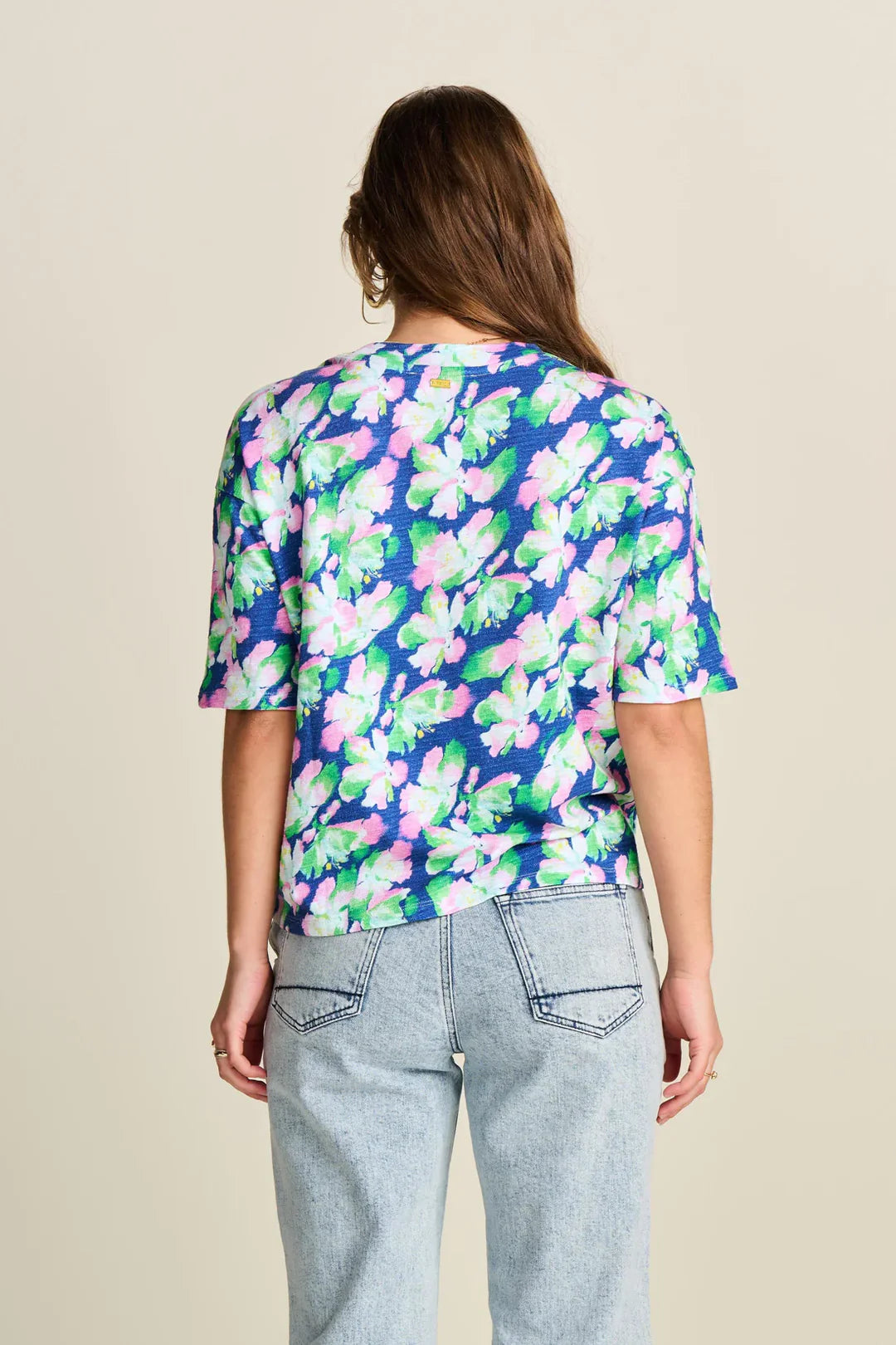 POM Lilies Blue T-Shirt