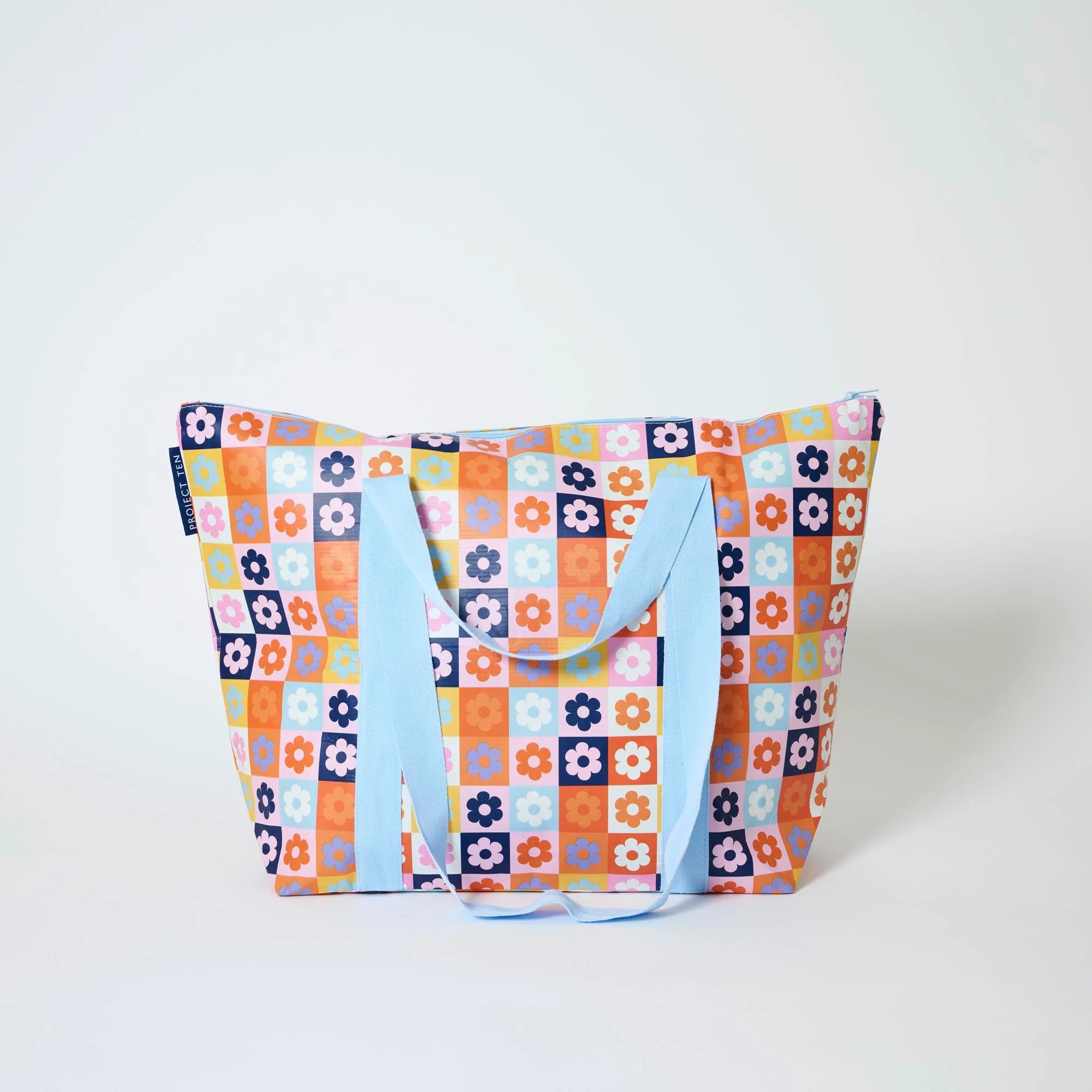 Project Ten Zip Medium Tote Square Garden