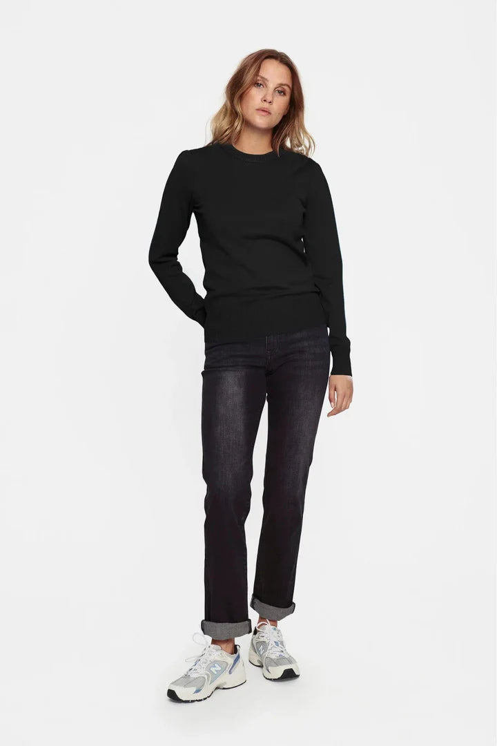 Saint Tropez Mila Pullover Knit Black