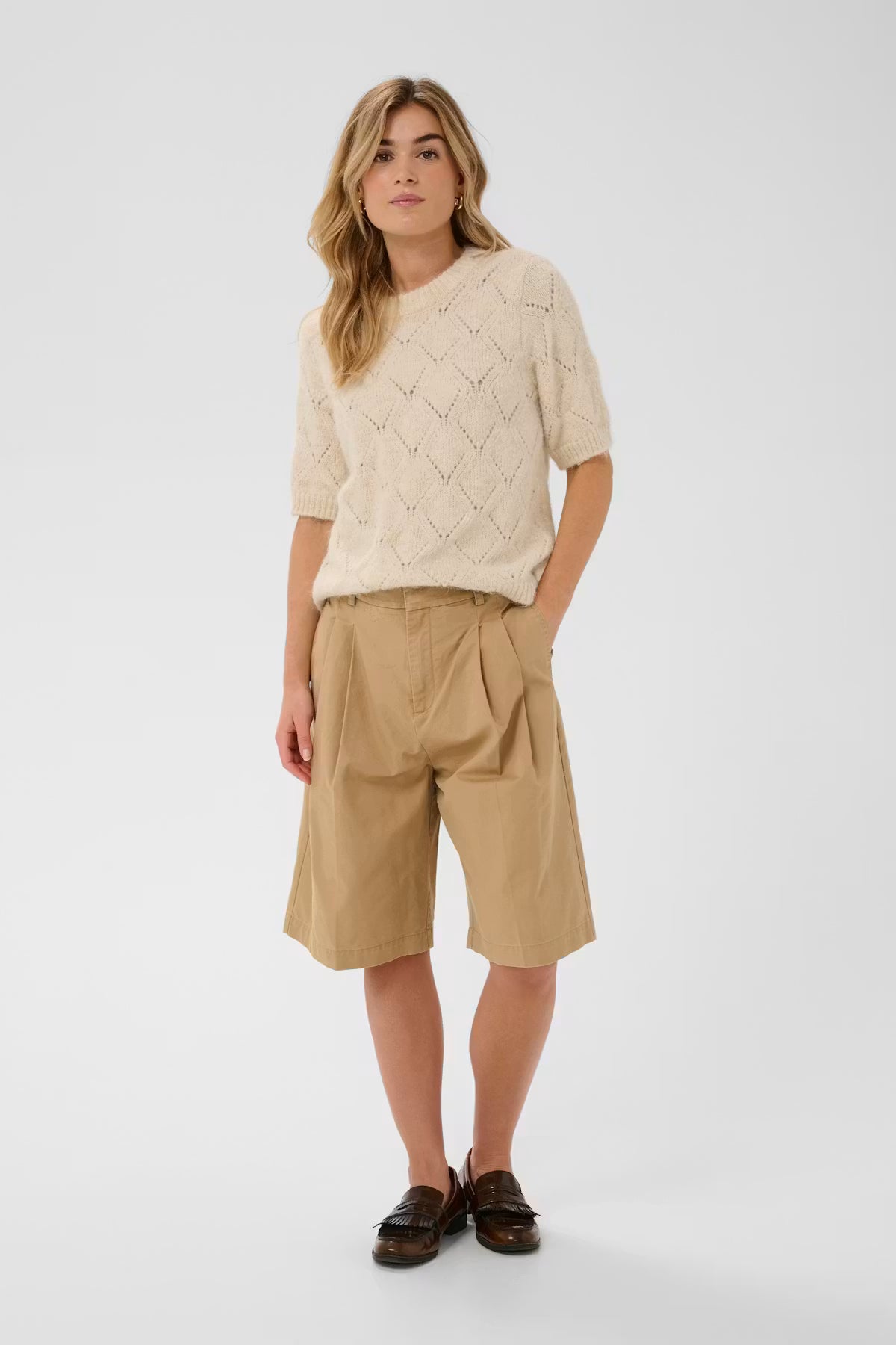 Saint Tropez ParkerSZ Shorts Tigers Eye Brown