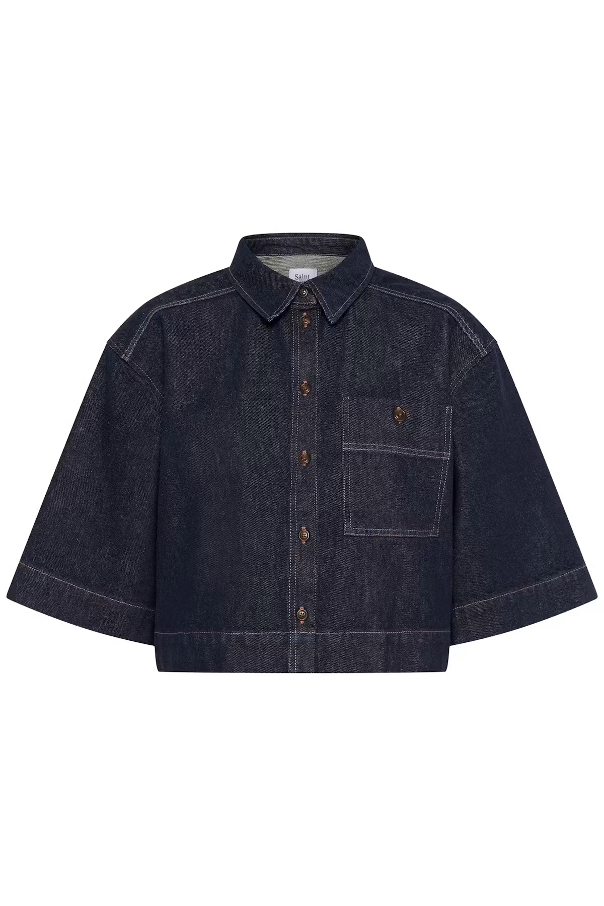 Saint Tropez PoseySZ Shirt Dark Blue Denim
