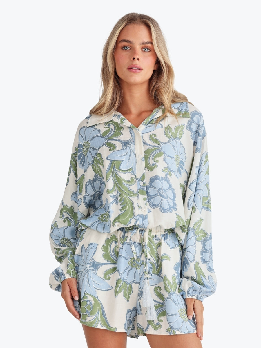 Talisman Hazel Shirt Ibiza Print