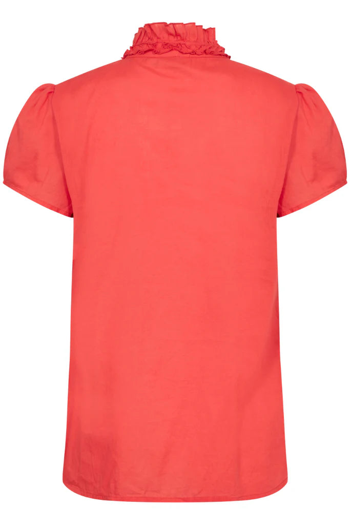 Saint Tropez Tilli SS Shirt Flame Scartlet