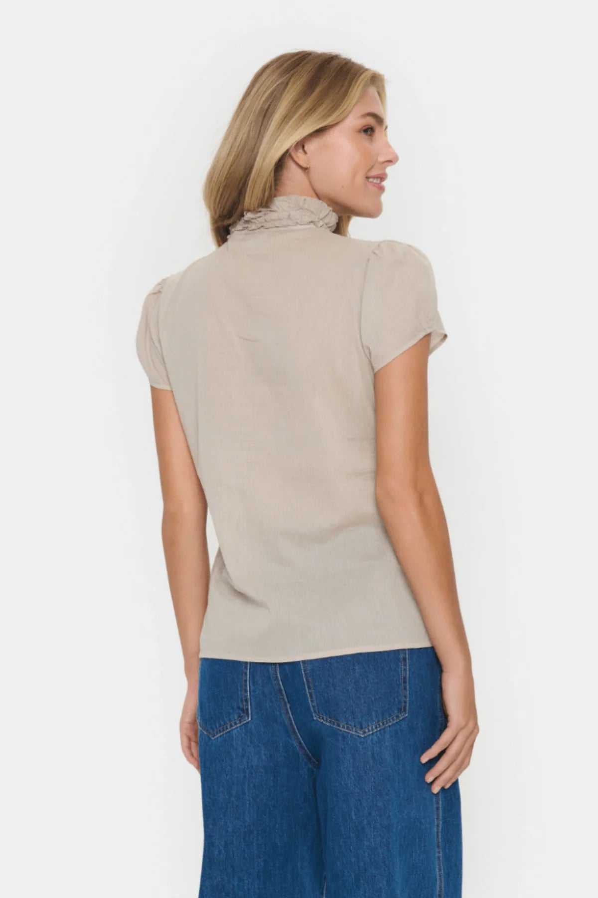 Saint Tropez Tilli SS Shirt Plaza Taupe