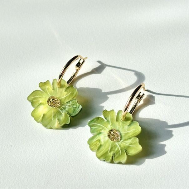 Hagen & Co Wildflowers Earrings Sage