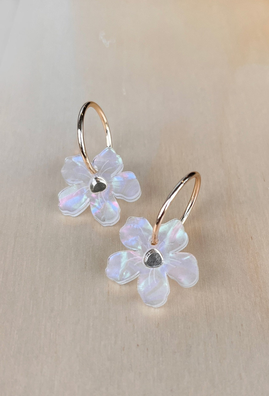 Hagen & Co Wildflowers Earrings Ivory