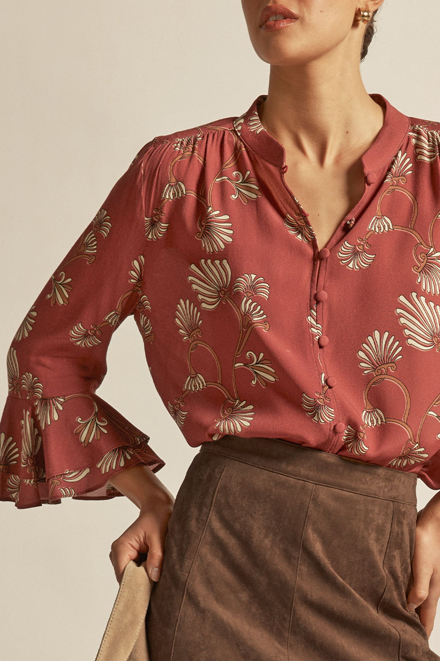 Zoe Kratzmann Gaze Top Berry Nouveu