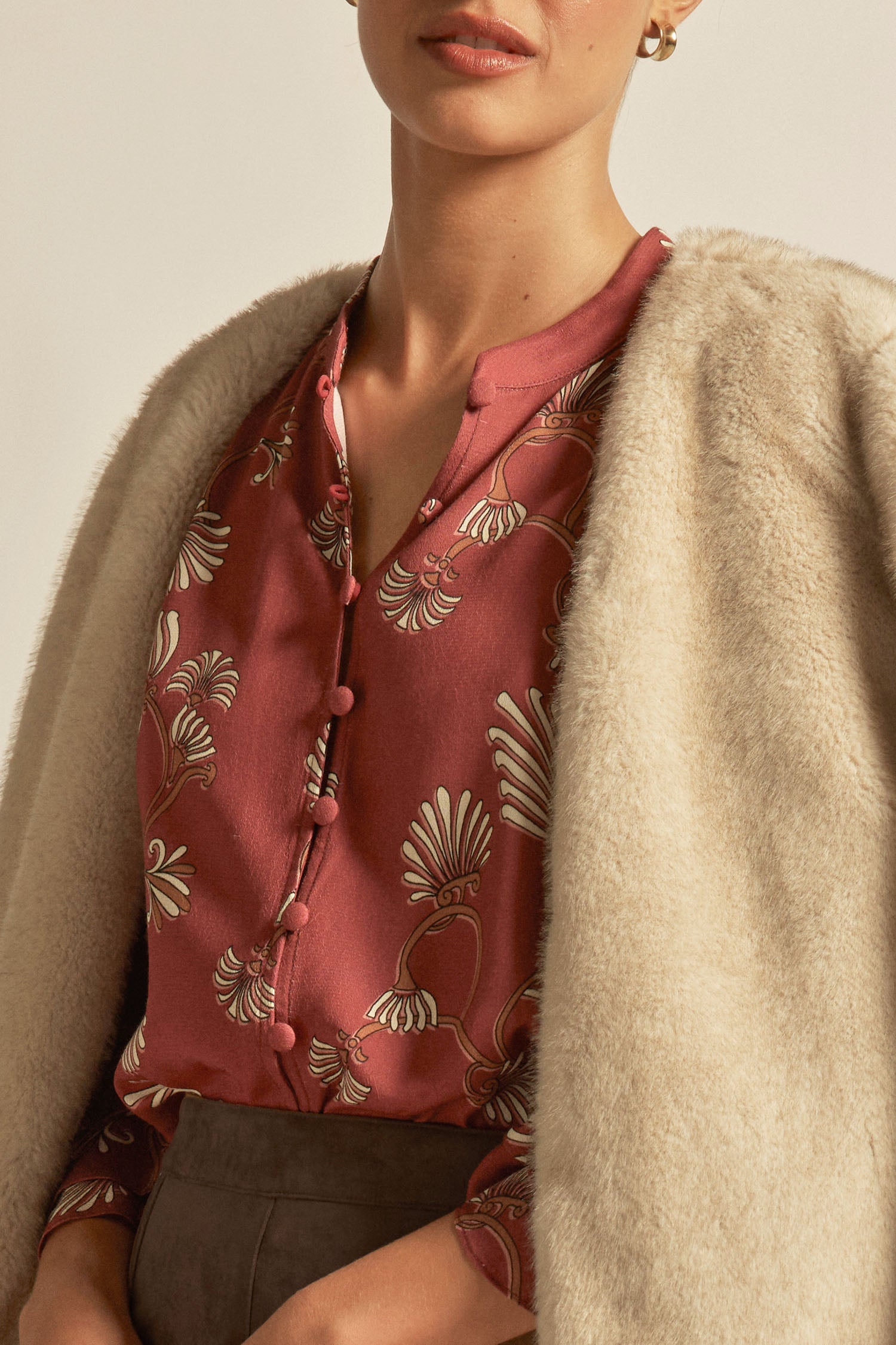 Zoe Kratzmann Gaze Top Berry Nouveu