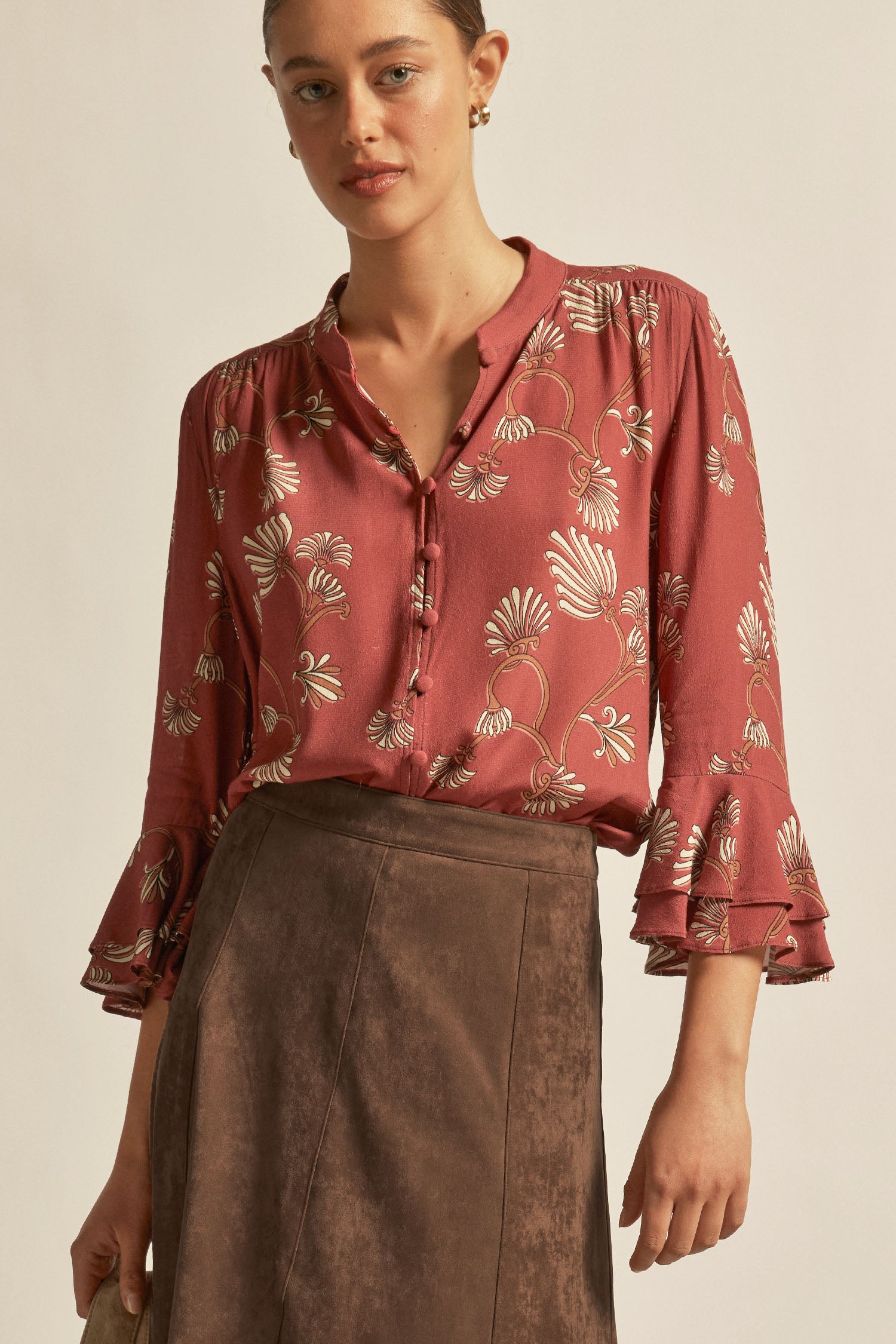 Zoe Kratzmann Gaze Top Berry Nouveu