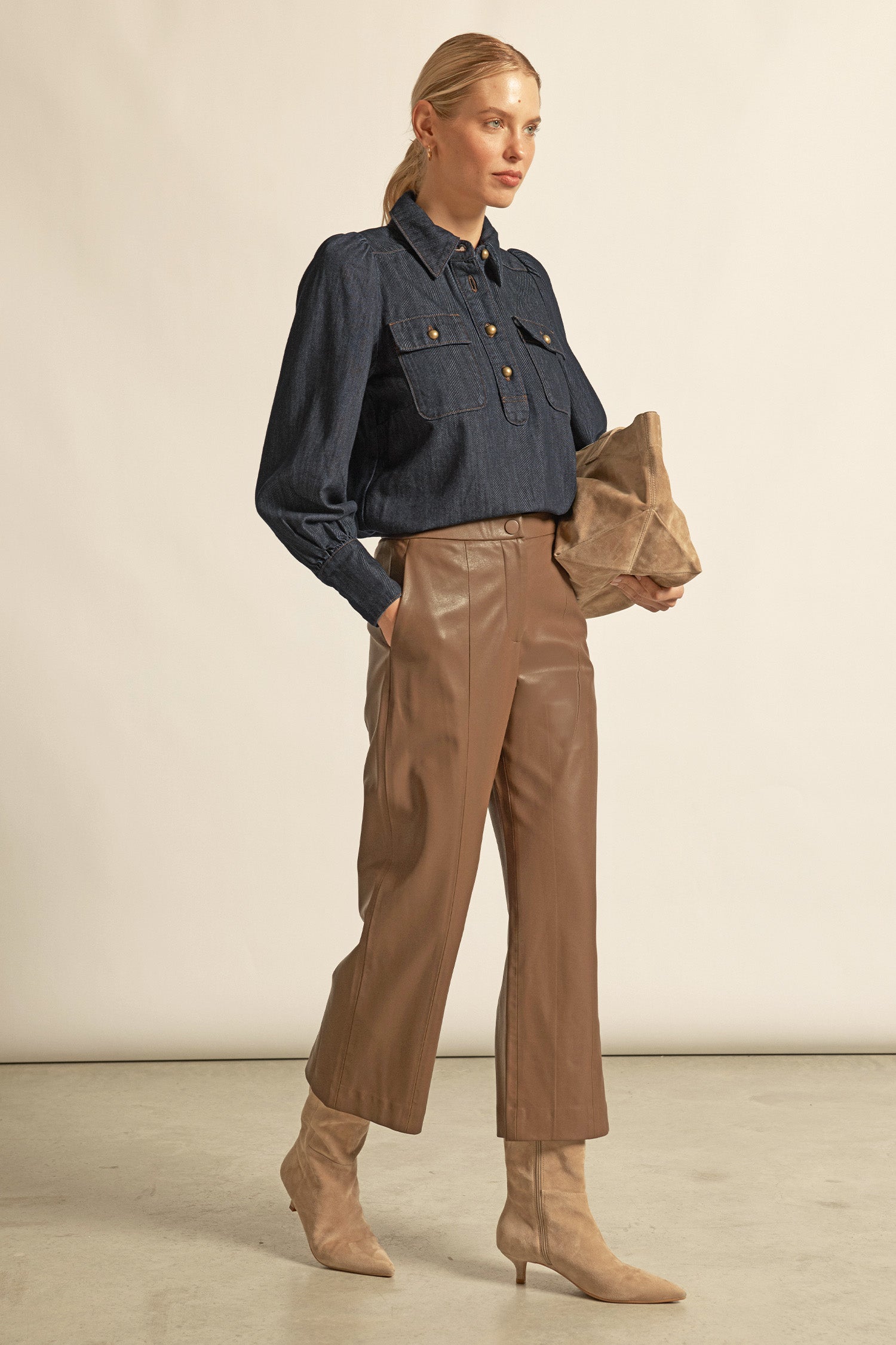 Zoe Kratzmann Resonate Top Dark Denim